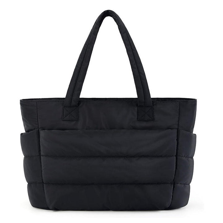 NADINE™ - Puffy Bubble Tote Bag for Women Quilted Laptop Shoulder Handbag