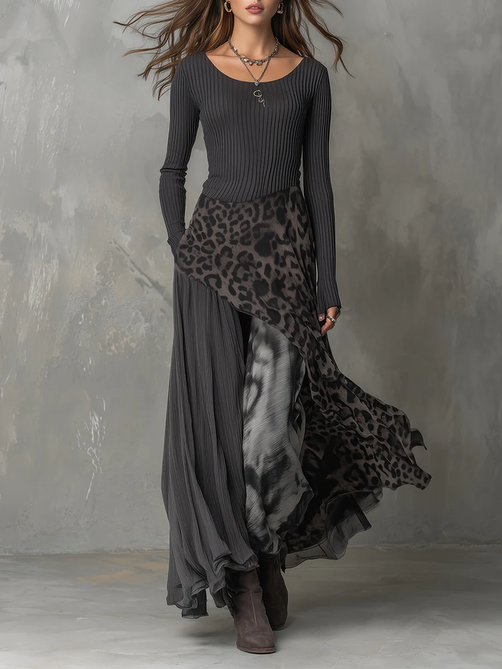 Liora Boho Luxe Maxi Dress